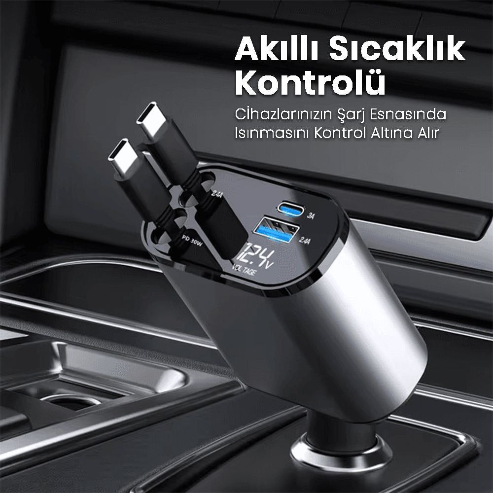 Araç İçi Çoklu Şarj Standı
